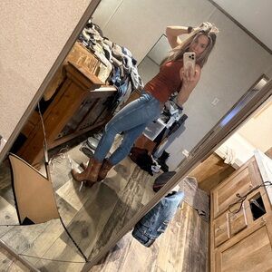 Free people Wrangler Women's Skinny Jeans in Blue